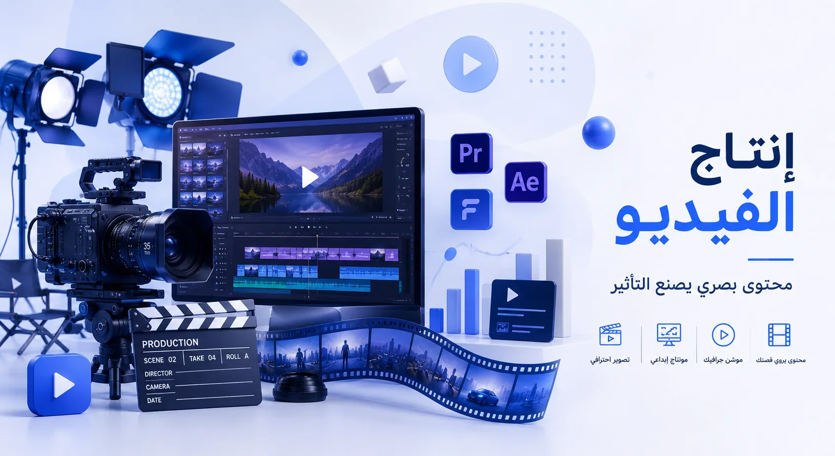 بانر إنتاج الفيديو
